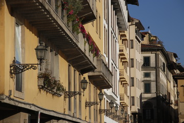 Fototapeta na wymiar Architectonic heritage in the old town of Florence