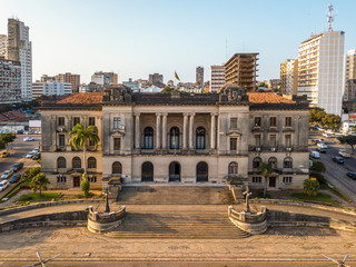 Aerial view of city hall of Maputo, Mozambique