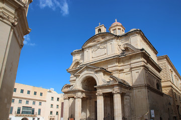 Fototapeta na wymiar ste catherine church in valletta (malta)