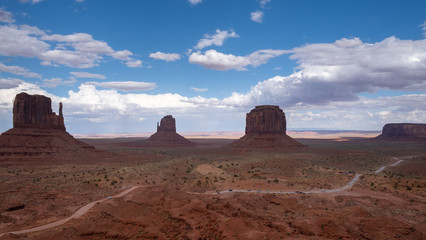 View on Monument valley, navajo, USA