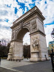 Fototapeta na wymiar Arco do triunfo em viagem a New York, EUA