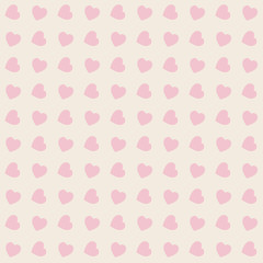 Vector pattern heart love motif with heart symbol.