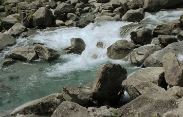 rocks in the water