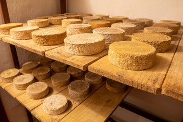 queijos artesanais na Serra da Canastra, Minas Gerais, Brasil