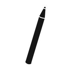 Isolated object of eyeliner and pencil logo. Web element of eyeliner and contour stock symbol for web.