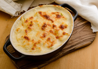 Finocchi gratinati, close-up