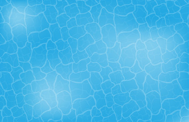 Blue water or ocean surface pattern textured. Abstract sea wave background. Wallpaper, backdrop, background for summer season.