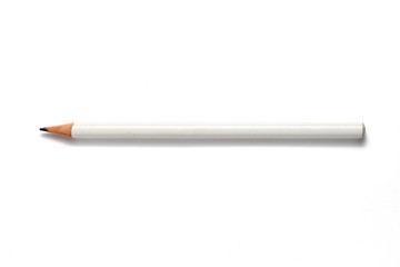 pencil on white