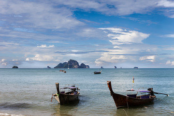Scenery at Ao Nang beach, Krabi, Thailand