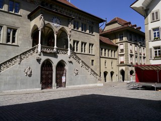 Fototapeta na wymiar Town Hall of Bern Switzerland