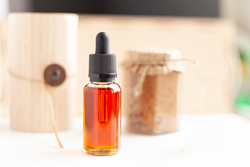 Cannabis Oil, medical marijuana concept, CBD oil