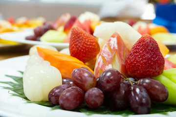 Fresh mix fruits after meals
