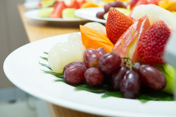 Fresh mix fruits after meals