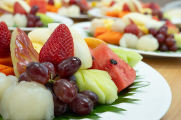 Fresh mix fruits after meals
