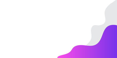 Simple purple flat background. flat purple gradation. Purple wavy curve presentation background