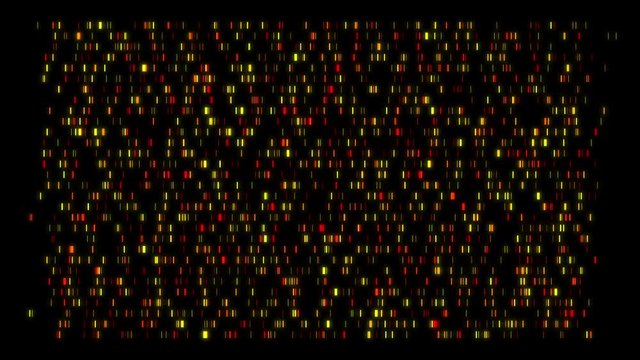 Big Genomic Data Visualization - DNA Test, Barcoding, Genome Map Architecture. Available in 4K video render animation footage.
