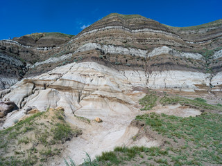 Rock formations, East Coulee, Drumheller, Red Deer River, Alberta, Canada