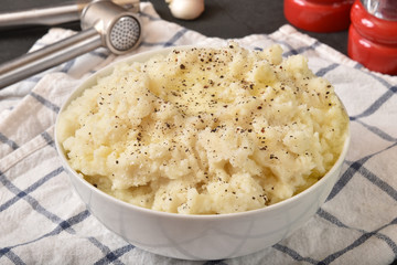 Mashed potatoes with garlic