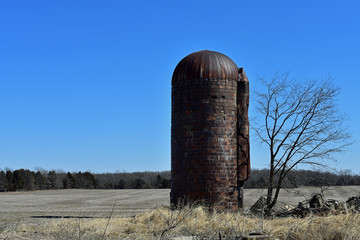 barn and silo