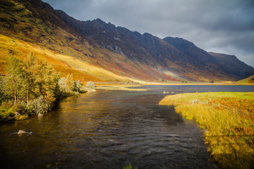 Loch Achtriochtan, Glencoe, Scottish highlands