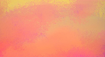 Orange yellow pink and red sunset colors in colorful background design, old distressed sponged texture, warm autumn backdrop