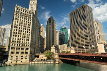 Fototapeta premium Chicago i rzeka