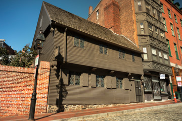 Paul Revere house in Boston Massachusetts USA