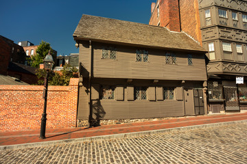 Paul Revere house in Boston Massachusetts USA