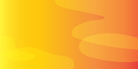 Orange liquid color background. Modern gradient light vector illustration for presentation design, web header, banner, flyer. Dynamic textured geometric element design with wave decoration. 