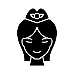 Women driver line icon, concept sign, outline vector illustration, linear symbol.