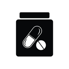 pills - vector icon medicine sign