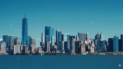 Fototapeta na wymiar New York City From The Islands
