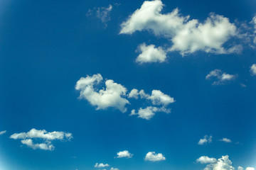Blue Sky and Cloud Background
