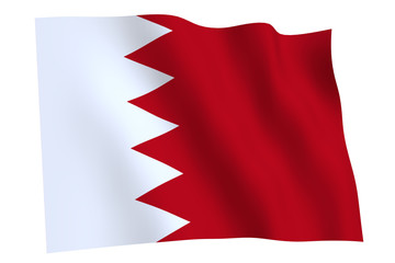 Bahrain Flag waving