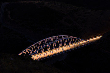 bridge at night