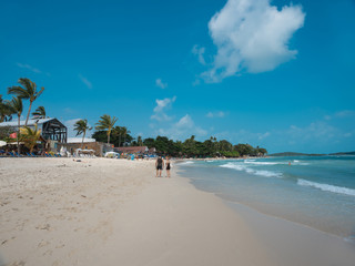 January 22, 2020. Koh Samui, Thailand. Chaweng beach , sea and sand