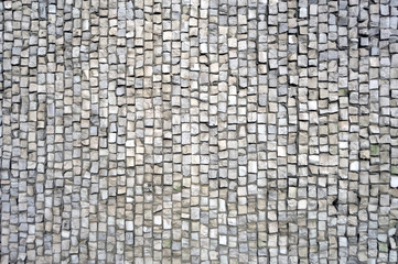 Stone pavement surface.