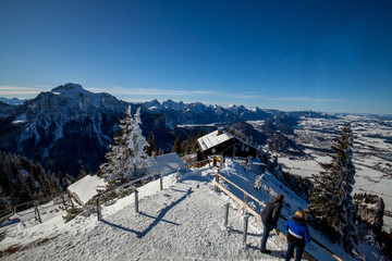 Fototapeta premium Tegelberg - Schwangau in winter. Bavaria, Germany