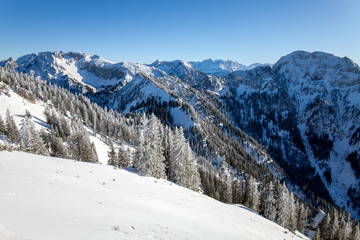 Fototapeta na wymiar Tegelberg - Schwangau in winter. Bavaria, Germany