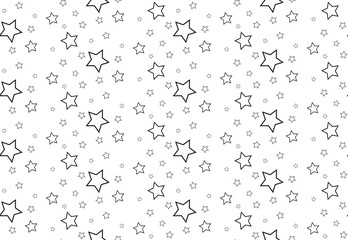 Seamless star pattern. Stars seamless pattern. Seamless pattern with star in sky.