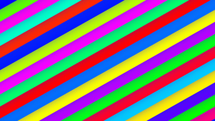 Obraz premium Diagonal multicolor stripes. Rainbow colored stripes
