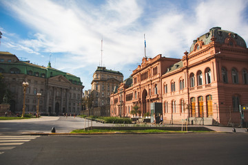 Casa Rosada, Plaza de Mayo y Banco de la Nación Argentina