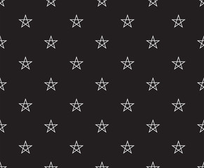 Seamless star pattern. Stars seamless pattern. Seamless pattern with star in sky.
