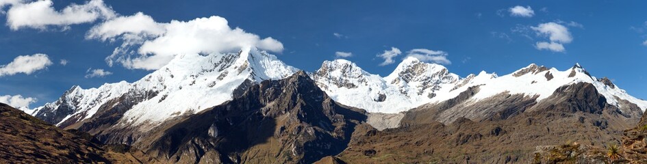 Fototapeta na wymiar Mount Saksarayuq, Andes mountains, Choquequirao trek