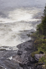 Tännafors waterfall in Jämtland, Sweden