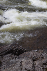 Tännafors waterfall in Jämtland, Sweden