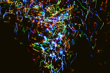 colorful light painting
