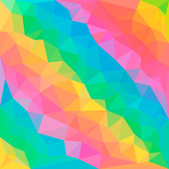 Modern bright blurred abstract polygonal mosaic background. Geometric texture background in origami style. low poly style. business design templates. vector illustration