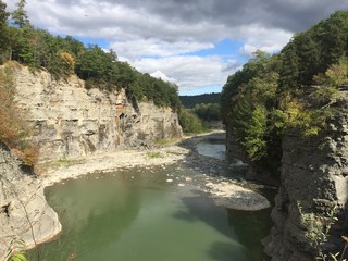 The Canyon; Letchworth State Park, New York