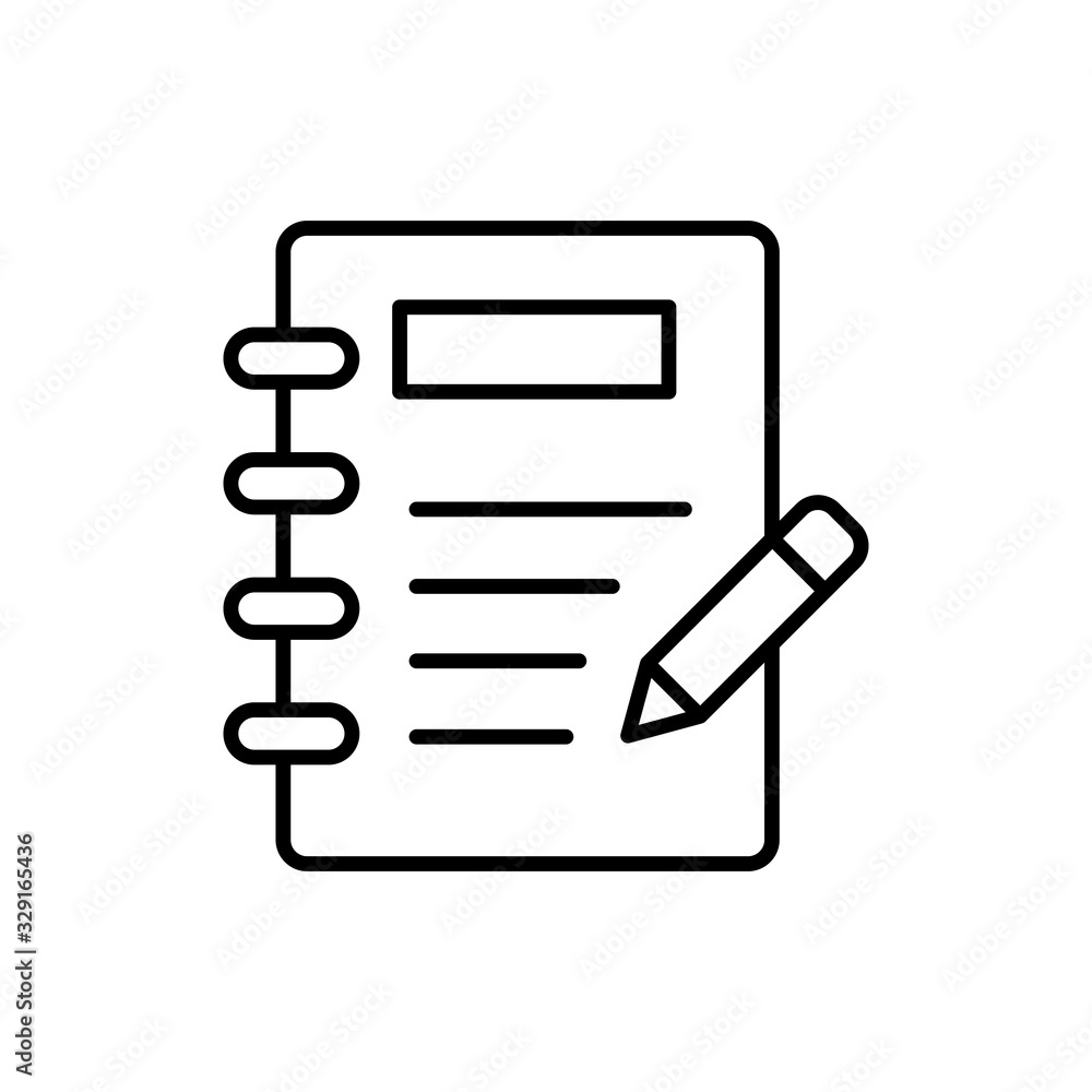 Poster document project vector illustration line with color background and investment icon.